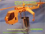 2 Drvene igracke Helikopter Sky Crane wooden toys 2