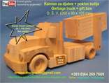 16 Drvene igracke kamion za djubre wooden toys Vlada 16